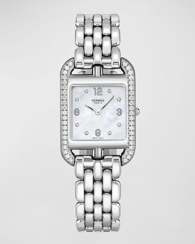 Hermès Cape Cod Watch, Small Model, 31 Mm - White