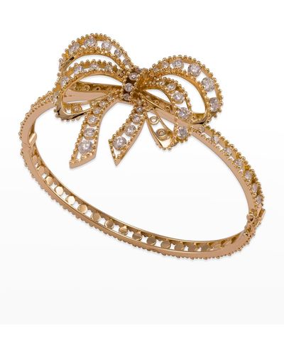 Staurino Rose Gold Allegra Bracelet With 66 Diamonds - White