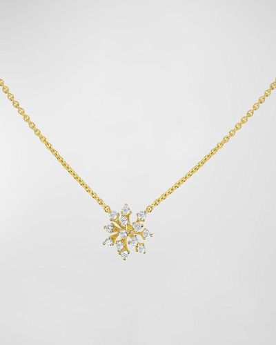 Hueb 18k Luminous Gold Diamond Pendant Necklace, 16" - Metallic