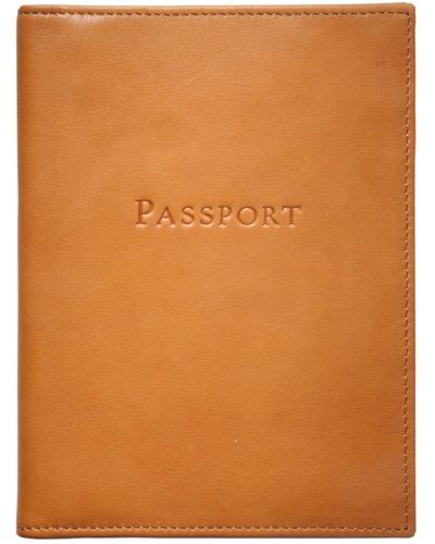 Graphic Image Passport Cover - Brown