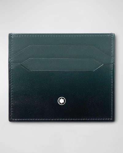 Montblanc Meisterstuck Sfumato Leather Card Holder - Green