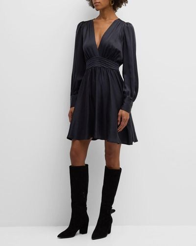 Xirena Cosima Dress In Black - Blue