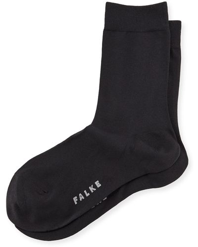 FALKE Cotton Touch Ankle Socks - Black