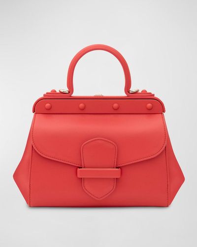 Franzi Margherita Lambskin Leather Crossbody Bag - Red