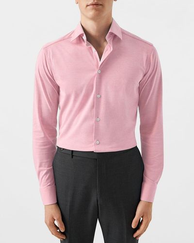 Eton Contemporary Fit 4Flex Stretch Sport Shirt - Pink