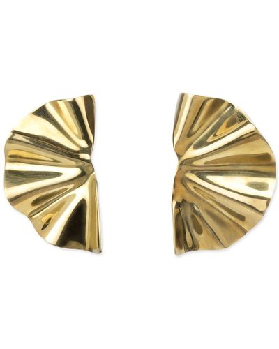 Soko Bidu Fanned Stud Earrings - Metallic