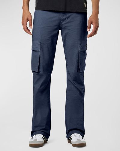 Hudson Jeans Walker Kick Flare Cargo Pants - Blue
