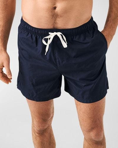 Eton Fast-Dry Drawstring Swim Shorts - Blue