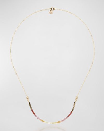 Atelier Paulin Tawny Sapphire Necklace - White