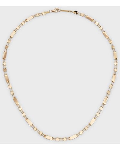 Lana Jewelry At Barts 14K Tag Station Chain Necklace - Natural