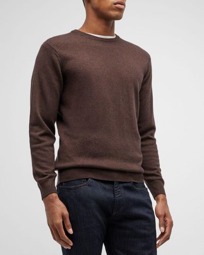 Rodd & Gunn Queenstown Optim Wool-Cashmere Sweater - Brown