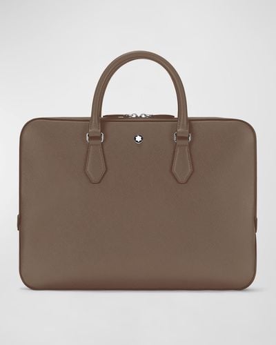 Montblanc Sartorial Thin Leather Briefcase - Brown