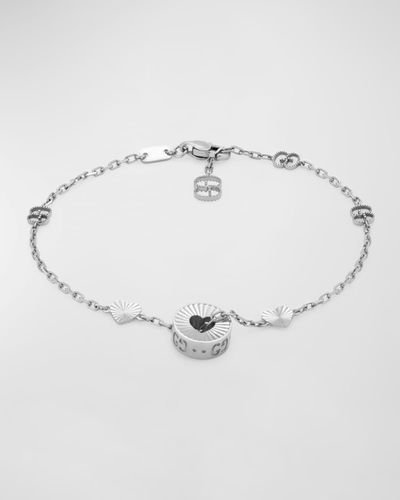Gucci Jewelry Icon Heart Motif Bracelet - White