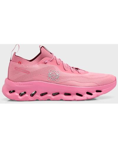 Loewe X On Cloudtilt Knit Running Sneakers - Pink