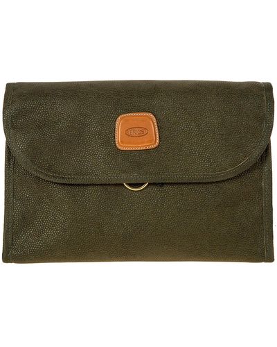 Bric's Life Tri-fold Traveler Bag Luggage - Green
