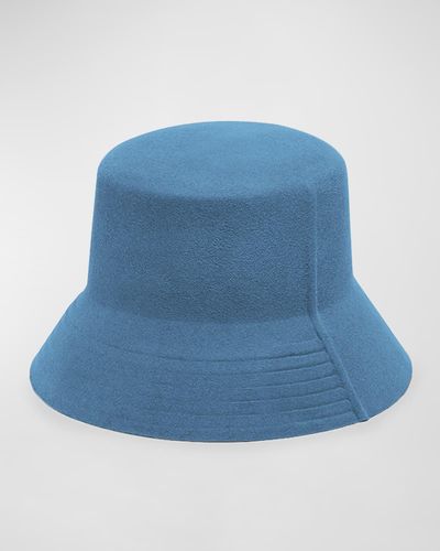 Barbisio Becky Cashmere-wool Bucket Hat - Blue
