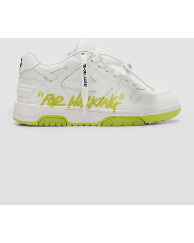 Off-White c/o Virgil Abloh Out Of Office For Walking Low-Top Sneakers - Metallic