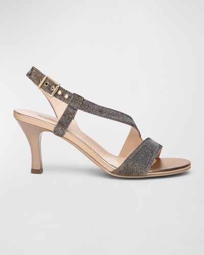 Nero Giardini Sparkle Slingback Sandals - Metallic
