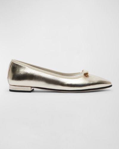 Carel Paris Brown Calf Leather Bos Taurus Ballet Flats main image 1