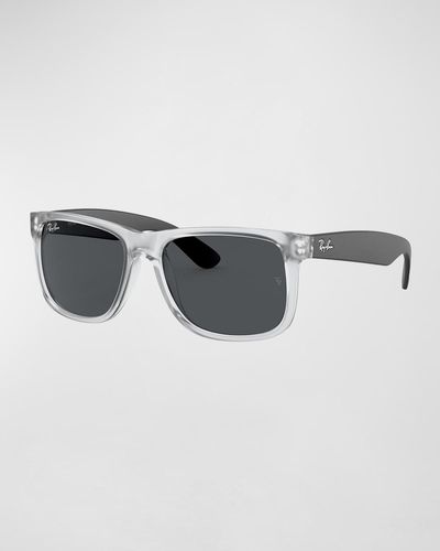 Ray-Ban Justin Square Nylon Sunglasses, 51Mm - Black