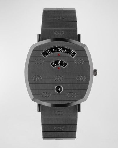 Gucci Grip GG Pvd & Stainless Steel Bracelet Watch - Multicolor