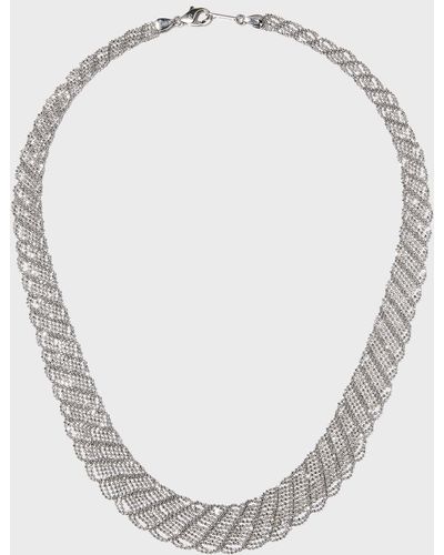 Platinum Born Cosmic Tapestry Necklace, Large - White