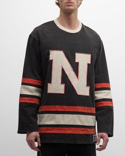 NAHMIAS Hockey Jersey Long-Sleeve T-Shirt - Gray