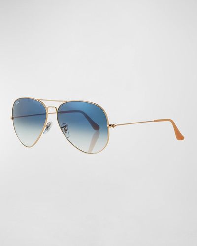 Ray-Ban Original Aviator Sunglasses, 62Mm - Blue