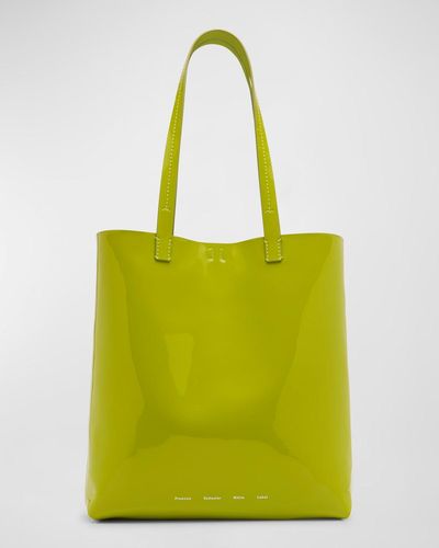 Proenza Schouler Walker Patent Leather Tote Bag - Yellow