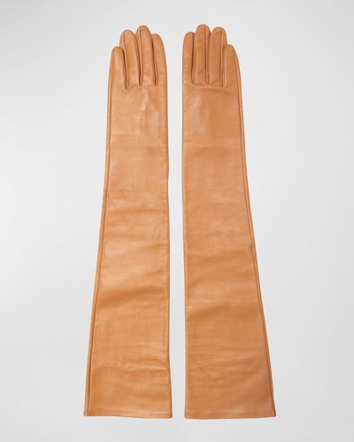 Eugenia Kim Cruella Leather Opera Gloves - Natural