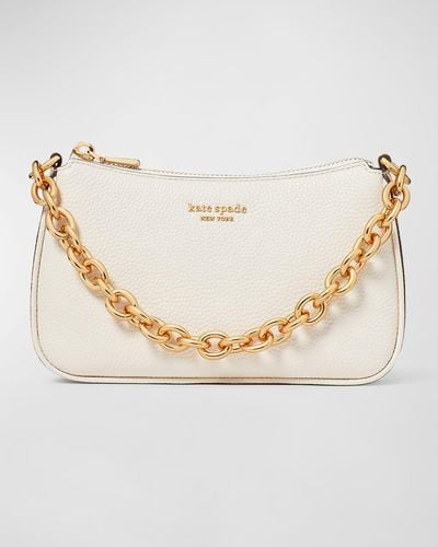 Kate Spade Jolie Small Leather Convertible Crossbody Bag - White