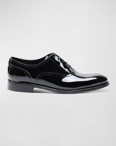 Bruno Magli Arno Sera Patent Leather Oxford Shoes - Black