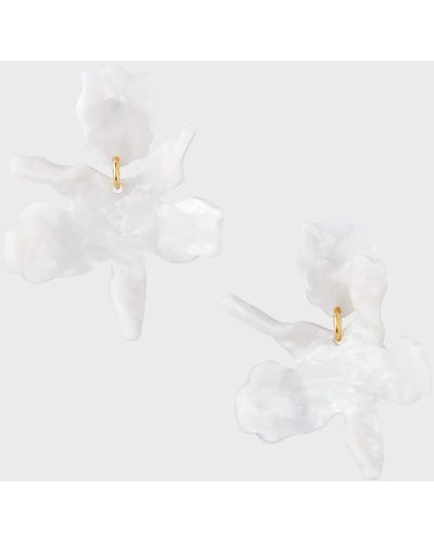 Lele Sadoughi Small Paper Lily Earrings - Metallic