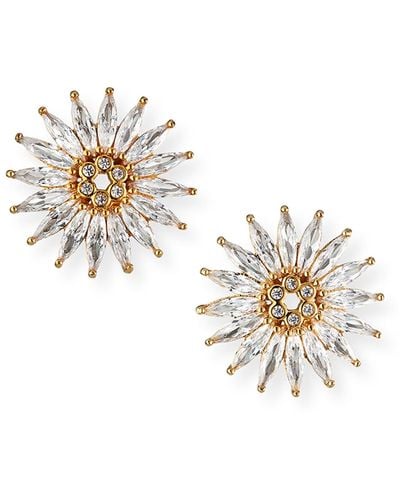 Mignonne Gavigan Madeline Crystal Stud Earrings - Metallic