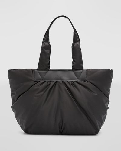 VEE COLLECTIVE Caba Medium Nylon Tote Bag - Black