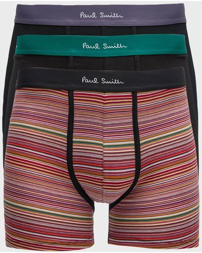 Paul Smith 3-Pack Organic Cotton Trunks - Red