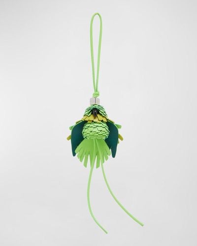 Loewe X Paula'S Ibiza Parrot Charm - Green