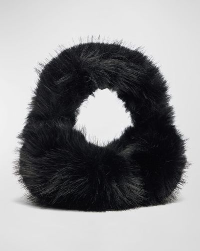 Jocelyn Faux Fur Earmuffs - Black