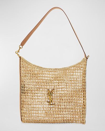 Saint Laurent Oxalis Ysl Monogram Shoulder Bag - Metallic