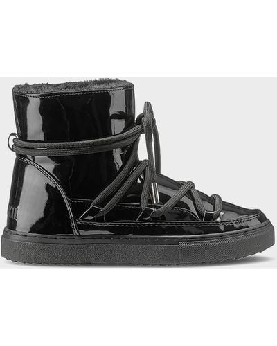 Inuikii Leather Snow Boots - Black
