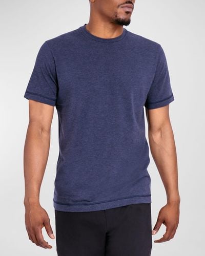PUBLIC REC Solid Athletic T-Shirt - Blue