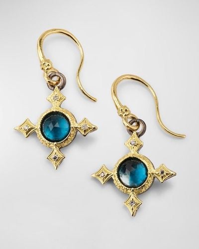 Armenta Topaz Crivelli Drop Earrings - Blue