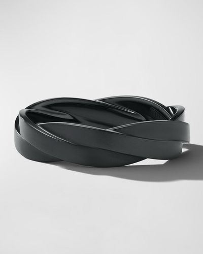 David Yurman Dy Helios Band Ring In Black Titanium, 6mm