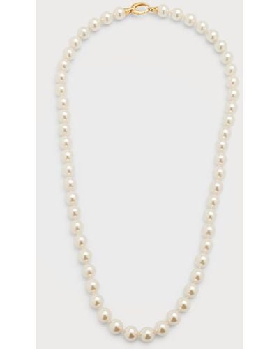 Majorica Lyra Pearl-Strand Necklace, 24"L - White