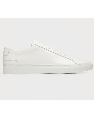 Common Projects Achilles Leather Low-Top Sneakers - Natural