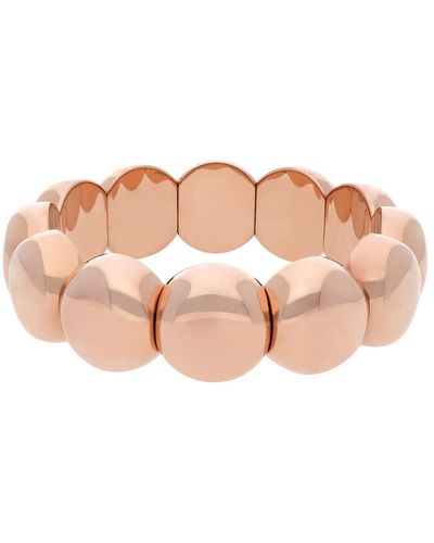 ’ROBERTO DEMEGLIO Aura 18k Gold Overlay Stretch Bracelet - Pink
