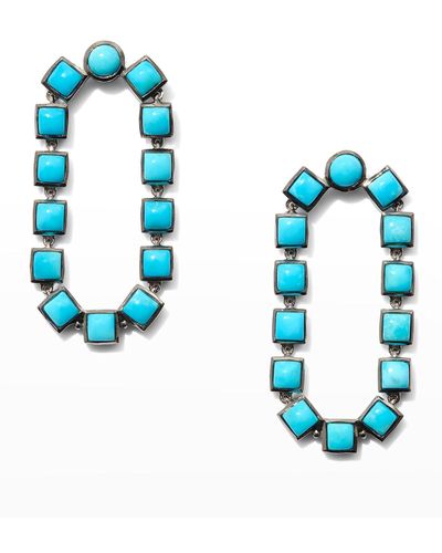 Nakard Loop Earrings - Blue