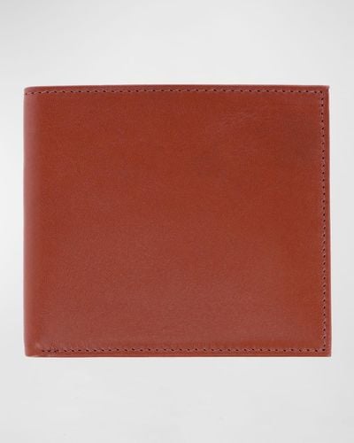Trafalgar Sergio Leather Bifold Wallet - Red