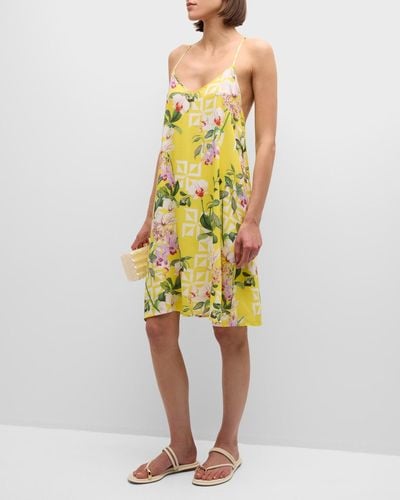 Lise Charmel Jardin Delice Bandeau Beach Mini Dress - Yellow