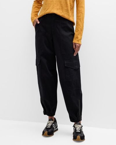 ATM Washed Cotton Twill Cargo Pants - Blue